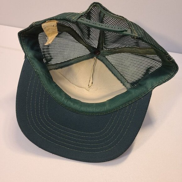 Vintage 90s Trucker Hat Kent Building Supplies Screen Printed Mesh Hat - Picture 7 of 8